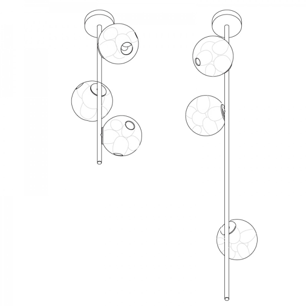 38-38V STEM- 38V SUSPENDED 吊灯