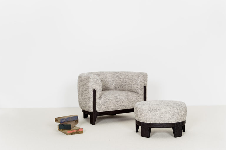 BOB FAUTEUIL ET REPOSE PIED单人沙发