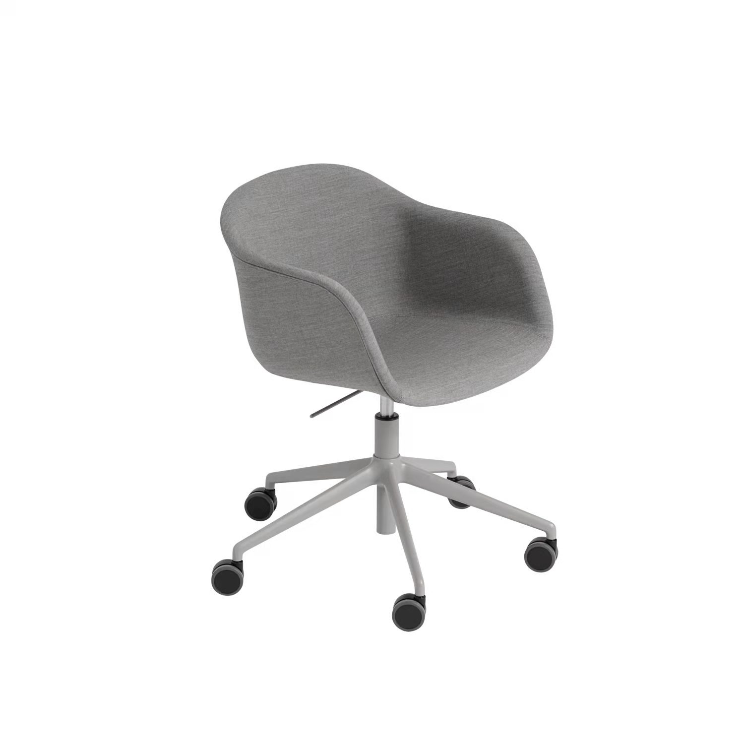 FIBER ARMCHAIR Swivel Base w. Gas Lift and Castors办公椅